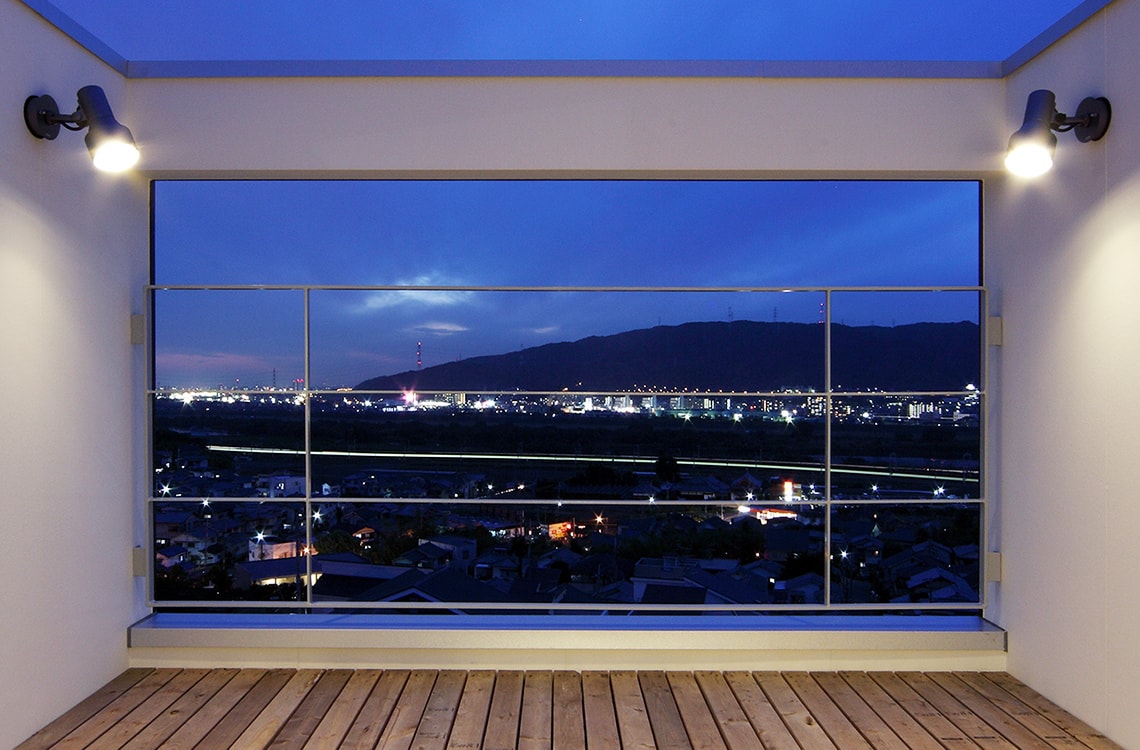 冬の澄んだ夜空から見える景色は格別。